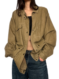 1980s Khaki 5-pocket Utility Field Jacket