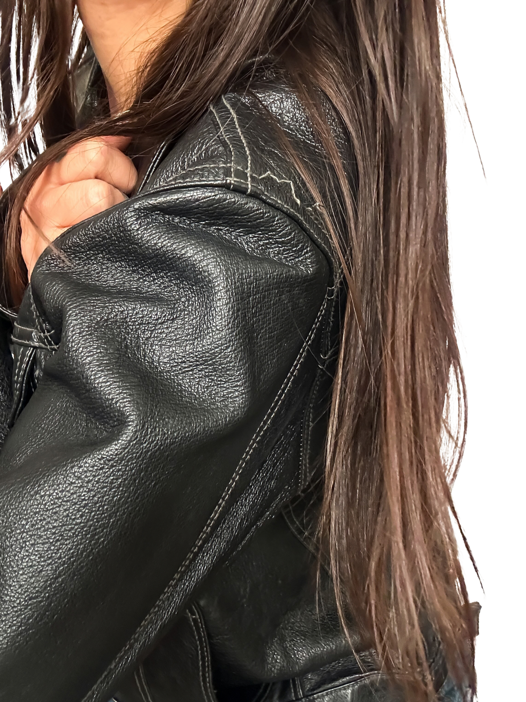 1990s Diesel Genuine Leather Trucker Jacket
